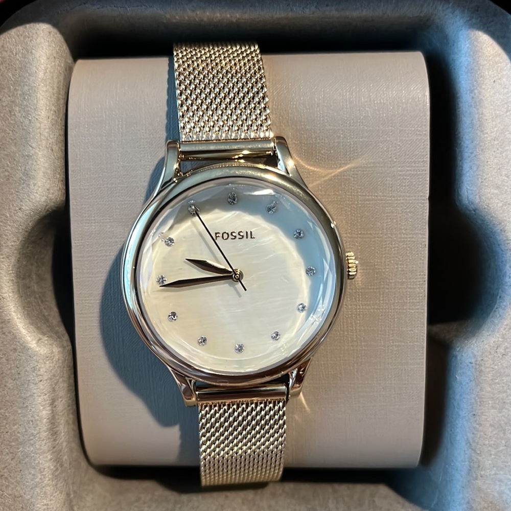 Laney Three-Hand Gold-Tone Stainless Steel Watch